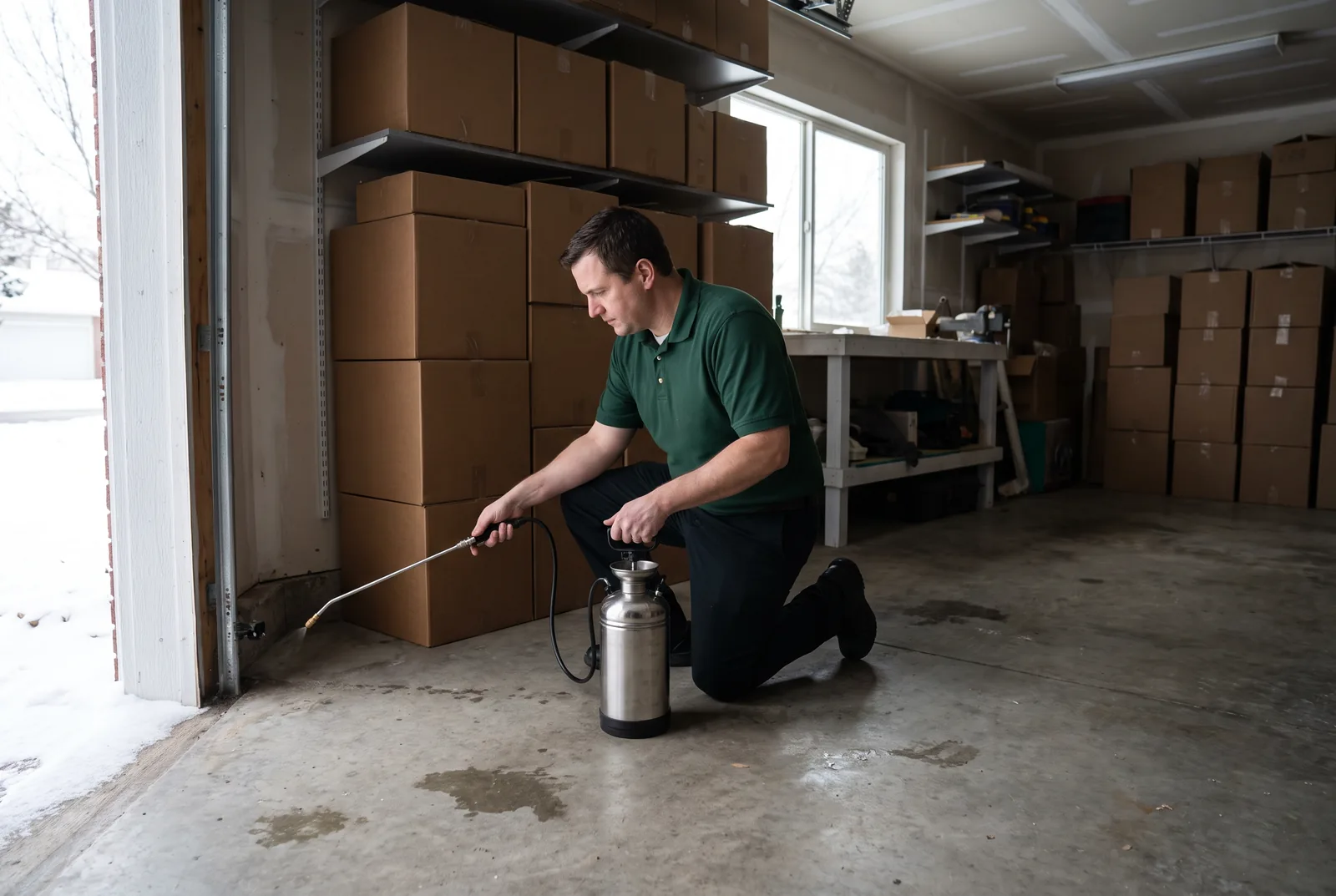 Overwintering pest treatment